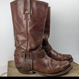 Boulet Cowboy Biker Boots